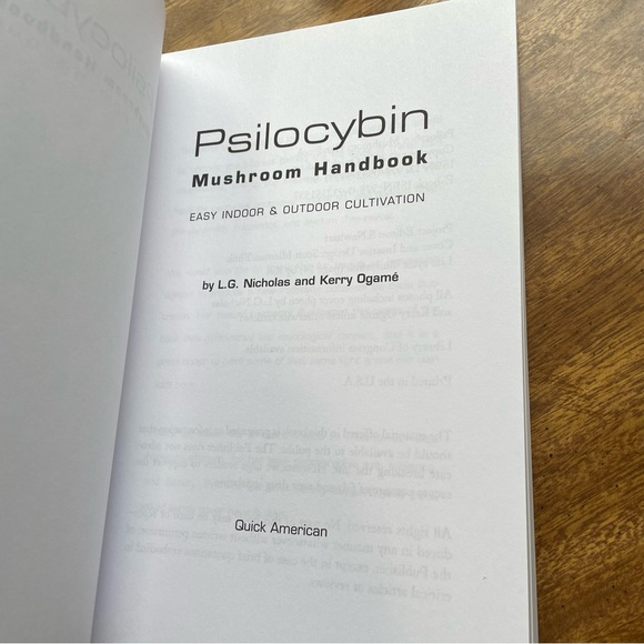 Psilocybin Mushroom Handbook Book by L.G. Nicholas and Kerry Ogame - Picture 7 of 11